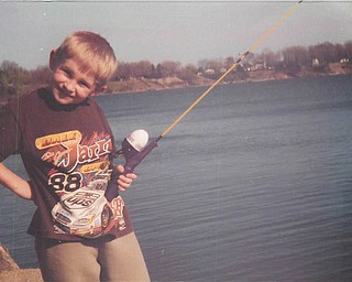 Christopher Buzzelli was fishing back in 2005. Where's the fish? Sent by Tina Buzzelli of Mineral Ridge.