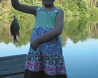 Veronica Cionni of Boardman, caught her first fish all by herself when she was 5-years old in the summer of 2010. Submitted by her mom, Krissie Cionni.