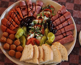 The Antipasto Platter is the signature appetizer at Dechellis Italian Café in New Middletown.