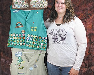 Special to The Vindicator: Elizabeth Pospisil is a recent recipient of the Girl Scouts Gold Award, which is equivalent to an Eagle Scout Award for Boy Scouts.