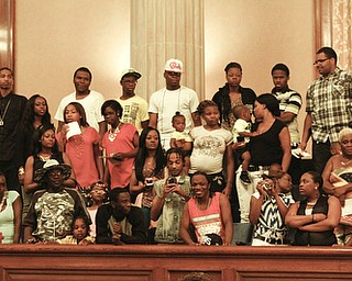 ROBERT K. YOSAY | THE VINDICATOR.. proud parents grandparents and friends... East High School graduation Friday morning at Stambaugh Auditorium