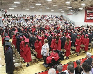William D Lewis The Vindicator Canfield 2014 graduates during Sunday commencement at CHS.