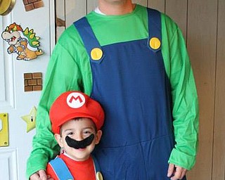 Mark Phillips of Girard, with his son, Anthony Phillips.