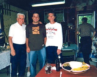 Three generations of Pavlanskys are Joseph, 91; Joseph, 33; and Dennis, 60. All are of Campbell.