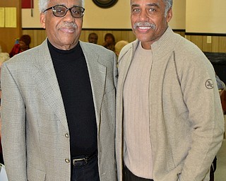 Warren Harrell Jr. with his son Jerome Harrell. Jerome says his dad is his role model.