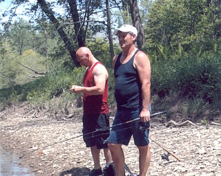 Don Newell Jr. and his Dad, Don Sr. from Hubbard.