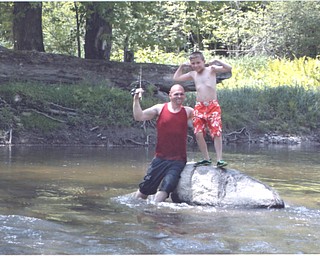 Don Newell Jr. with his son Hunter are enjoying Memorial Day.