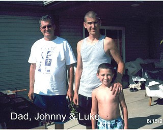 John P., John J. and Luke J. Vanca make three generations, all of Campbell.