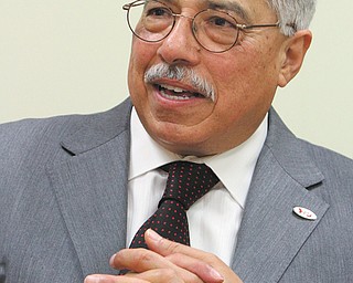 Ikram Khawaja, Youngstown State University’s interim president, has been at the university since 1968. He’s retiring June 30, and today is his last day in office before vacation.