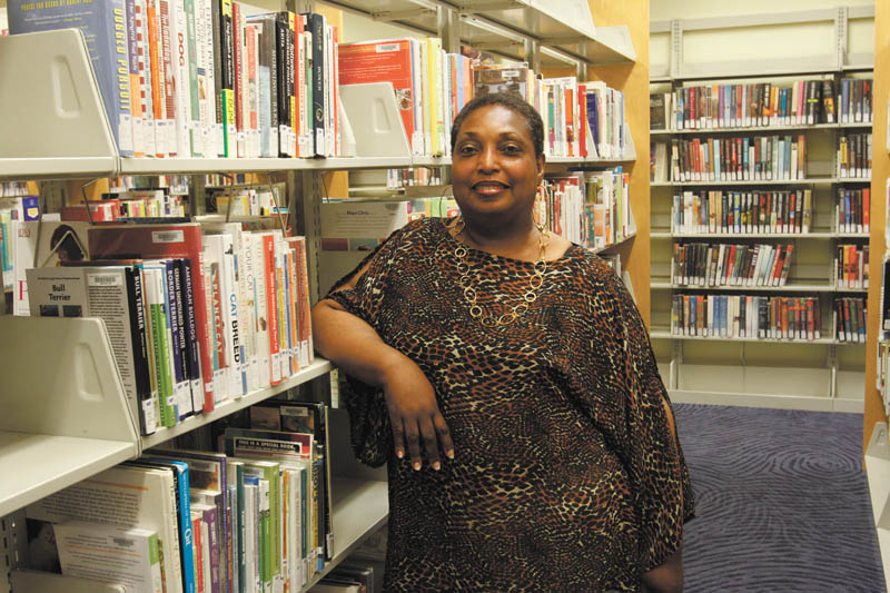 Candy Peace-Tarpley is working on gathering history of the black community in Youngstown. ROBERT K. YOSAY  | THE VINDICATOR.