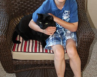 When Alex Sandford of Fowler turned 7 on June 9, in lieu of presents, he requested that party guests donate food and other necessary items to the Animal Welfare League of Trumbull County and Cats Are People Too, another local animal-rescue organization.