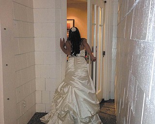"They're playing our song," says Bridget Boysen of Seattle, and goes looking for her groom as the band starts playing "Glycerine" by Bush. Submitted by Ann Nock, the bride's mother.
