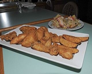 The signature dish of Buena Vista Cafe, the fried chicken.