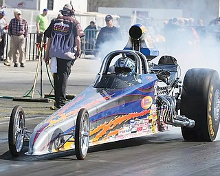 Phil Smida II of Canfield will be competing in two categories Sunday at Summit Motorsports Park: Super Gas
and Super Comp.