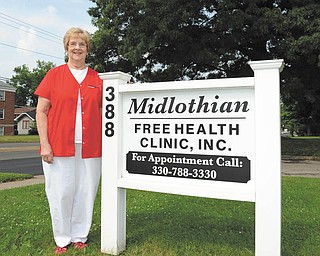 When Carol Beard of New Middletown retired in 2004, she became part of a group of nurses that formed the  Midlothian Free Health Clinic, which now serves a client base of 800 to 900 people.