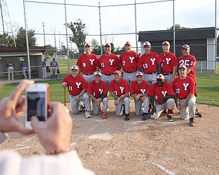 William D Lewis | The Vindicator.The Youngstown Classics team, which includes Ron DiVincenzo and Charlie Harris, plays in an over-58 baseball league at Field of Dreams in Boardman.