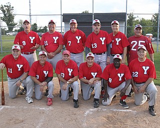 William D Lewis | The Vindicator.The Youngstown Classics team, which includes Ron DiVincenzo and Charlie Harris, plays in an over-58 baseball league at Field of Dreams in Boardman.