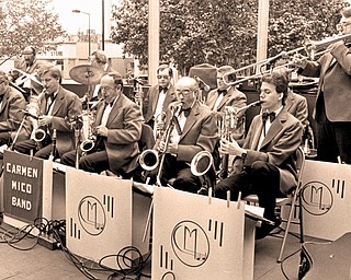 The Carmen Mico Orchestra was an area staple from its formation in 1980 until its last show in 2011. It boasted
the complete instrumentation needed for an authentic big band sound.