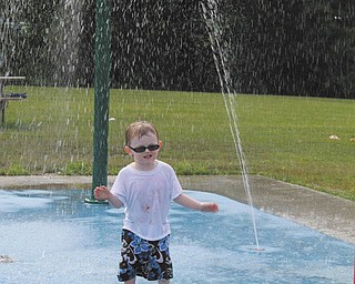 Dana Roth's 3-year-old son, Leland Allmon, is autistic and absolutely loves the splash pad at the Austintown Township Park. The family was there for his 3-year-old cousin, Landon's, birthday party on June 29. The family resides in Austintown. Sent by Dana Roth.
