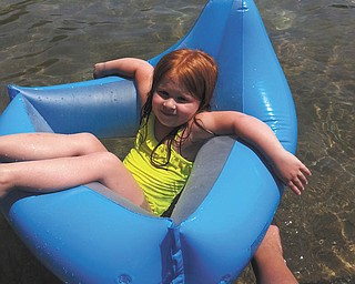 Bailey Orr of Hubbard at 4 years old enjoying Willow Lake.