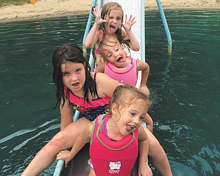 Olive Kotarski, Kelsie Rudolph, Ellie Kotarski and Katie Rudolph.