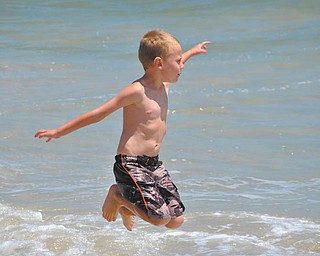This is Drew Krupitzer from Avon Lake, Ohio, while vacationing at Bethany Beach. Submitted by his grandfather, Michael McBride of Liberty.
