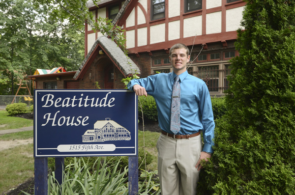 Zachary Schmetterer , 18, of Canfield, has raised more than $5,000 for the Beatitude House by asking people to send donations to the charity rather than giving him graduation gifts. Beatitude House is a Youngstown-based charity that provides transitional housing and other services to homeless women and children. Schmetterer was Ursuline High School’s valedictorian this year and will attend Cornell University in the fall.