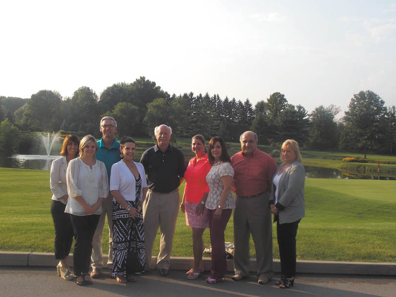 SPECIAL TO THE VINDICATOR
Those helping to organize the Freedom Warrior Golf Outing are, from left, Christine Bell, general manager of Avalon Lakes Golf and Country Club; Kerry Zuzik, catering director at Avalon; Jeff Shaffer, membership director of Avalon; Susan DeLeo; Ron Klingle, chairman of the board and chief executive officer of Avalon Holdings Corp.; Lisa Dickson of YARBCC; Renee DiSalvo, vice president of YARBCC; Remon Hayek of YARBCC; and Dawn Thompson of Governor Insurance.