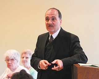 Richard Scarsella gives talks that bring back forgotten memories. Photo by William D. Lewis | 
The Vindicator