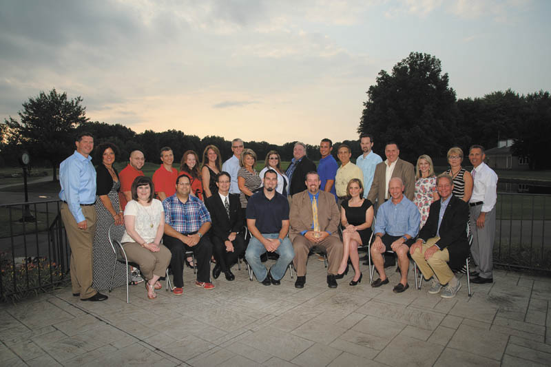 SPECIAL TO THE VINDICATOR: 
Doctors of the Eastern Ohio Chiropractic Society and their guests gathered at Avalon Country Club in Warren for their annual summer social event on July 30. Member doctors were celebrating a year of giving back to the community. In front, from left, are Erica Cafaro; Dr. Michael Cafaro; Dr. Patrick Ensminger, EOCS secretary; Dr. Chris Raymond, EOCS vice president; Bharon Hoag, executive director of Ohio State Chiropractic Association; Dr. Angel Ricculli, EOCS president; Dr. James Krumpak, district director; and Dr. Tom Montgomery. In back are Dr. Gordon Byrne; Lia Byrne; Dr. Jason Hollabaugh; Dr. Bryan Cecil; Dannielle MacDuff; Carolyn Ensminger; Dr. Murphy Crum; Cheryl Crum, Dr. Stychno’s office manager; Dr. Chris Stychno; Dr. Andrew Hospodar; Dr. John Esarco; Mike Ciolli; Dr. David Esarco; Dr. Andria D’Amato; Bobbie D’Amato; and Dr. Andrian D’Amato. The EOCS exists to serve the community through education, charitable giving and communication. To find an EOCS chiropractor visit neweocs.org.