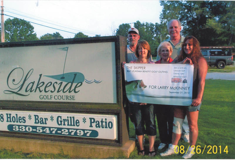 SPECIAL TO THE VINDICATOR: Members of the planning committee for the Benefit Golf Outing for Larry McKinney of Lordstown are Mark Koenig, Bill Miller, Cyndi DiClaudio, DeEtta Miller and Paula Buzzard. Others on the committee are Libby Andriko, Russ Inglis and Pete Stevens.