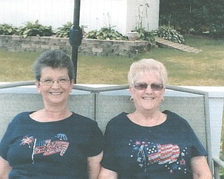Janice Weems and Patty Hrusovski, both of Youngstown, have been friends for almost 60 years. Sent by Patty.