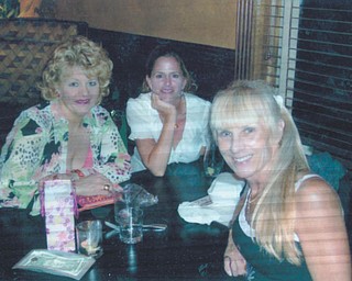 From left are friends Barb Tarcy, Lisa Mincher and Karen Vandyke, who have all been caregivers to family and friends in need. The photo was submitted by Tarcy in memory of Vandyke who died of stomach cancer last month.