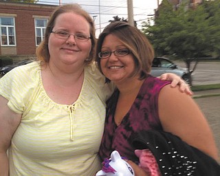 Shelli Massey of Euless, Texas, visited Lisa Kuty of Girard last month for the first time in 8 years. They have been friends since the first grade (28 years)!