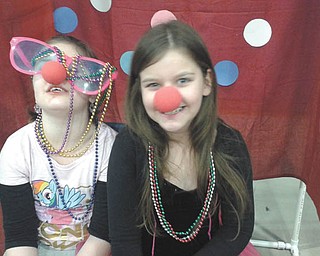 Mikayla Upright, daughter of Jennifer Upright, and Kayde Strahin , daughter of Brandon and Bridget Strahin, are all of Youngstown.