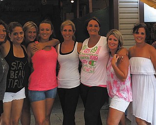 This is Marsha Beasley's group of best friends, all the Hubbard girls!