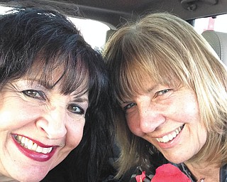 Will you accept this rose? Friends Mad and Karen of Austintown will always say yes to any time together!