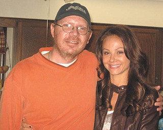 Tom Dyce and his best friend Jennifer Wilmitch Hitchcock.