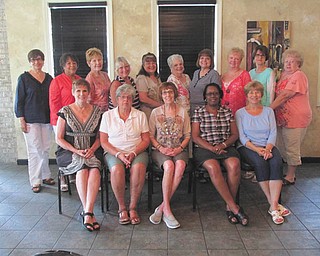 A group of friends from Youngstown South High School Class of 1964 at the MVR in June. They are, in front from left, Judy Armeni of North Lima, Diane White of Youngstown, Marlene Dailey of Youngstown, Pat Traylor of Austintown and Patty Bushman of Poland. In back are Voula Forosty of Poland, Karen Smith of Cranberry, Pa., Kathy Bode of Boardman, Dagmar Amhrein of Boardman, Sylvia McKinley of Mineral Ridge, Mona Martin of Boardman, Barbara Smith of Canfield, Diane Libb of Berlin Center and Sherry Veauthier of Boardman.