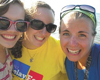Friends, from left, are Jaclyn Ford (submitter), Rachel Ryan and Hayley Buzulencia, all of Howland.