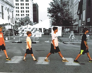 Cousins and friends of summer, from left, are Ryan Yanssens of Lexington, S.C., Matthew Kay and Mark Phillips, both of Youngstown, and George Yanssens of Lexington, S.C.