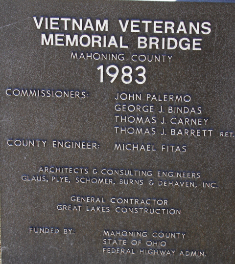        ROBERT K. YOSAY  | THE VINDICATOR..As it undergoes its first major rehabilitation in the 31 years since it opened, work will continue on the Vietanam Veterans Memorial  bridge through November, Mahoning CountyÕs bridge engineer said..The reduction to one lane in each direction for painting and rehabilitation began July 28 and will continue through November...  .....  -30-