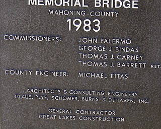        ROBERT K. YOSAY  | THE VINDICATOR..As it undergoes its first major rehabilitation in the 31 years since it opened, work will continue on the Vietanam Veterans Memorial  bridge through November, Mahoning CountyÕs bridge engineer said..The reduction to one lane in each direction for painting and rehabilitation began July 28 and will continue through November...  .....  -30-