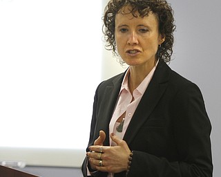        ROBERT K. YOSAY  | THE VINDICATOR..Dr Kathleen S Padgitt MD...Downtown Wellness Community, a movement to improve the health and well-being of people who work and live in downtown Youngstown and surrounding area kicked off Monday. -Pam Lilak, executive director of Downtown Wellness Community (DWC),--.  .....  -30-