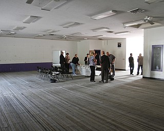        ROBERT K. YOSAY  | THE VINDICATOR..County officials and architects take a look at the main room of the new dog pound...  -30-