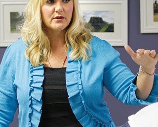 Deana Tareshawty, owner of Bella Nitesh Spiritual Arts and Education Center in Boardman, is a Spiritualist minister and master crystal teacher. She uses her hands to connect to the subtle energy field produced by a person and the crystals used in healing, which also have a frequency.