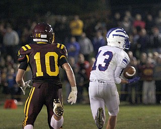  .          ROBERT  K. YOSAY | THE VINDICATOR..Western Reserve at South Range Stadium...-30-