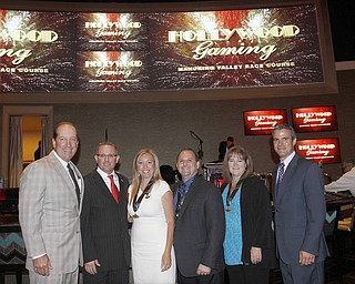        ROBERT K. YOSAY  | THE VINDICATOR..   Opening DAY  at the Austintown Hollywood Gaming as Ray 'BOOM-BOOM' Mancini was the high light of the ribbon cutting... -30-