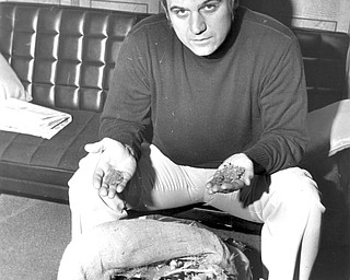 November 23, 1982 - Jim Traficant at the scene of a Nov. 19, 1982, drug bust.