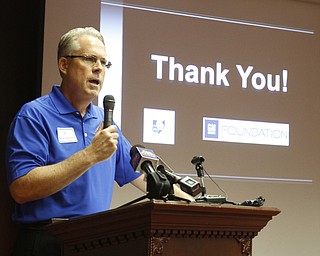        ROBERT K. YOSAY  | THE VINDICATOR..Greg Greenwood - Greenwood Chevrolet_ and President of Chevy All Stars ( dealer organization of Valley Dealers) ..GM is celebrating its 50th anniversary and they have invited us on the premises to celebrate and to see the 2015 Cruze...-30-